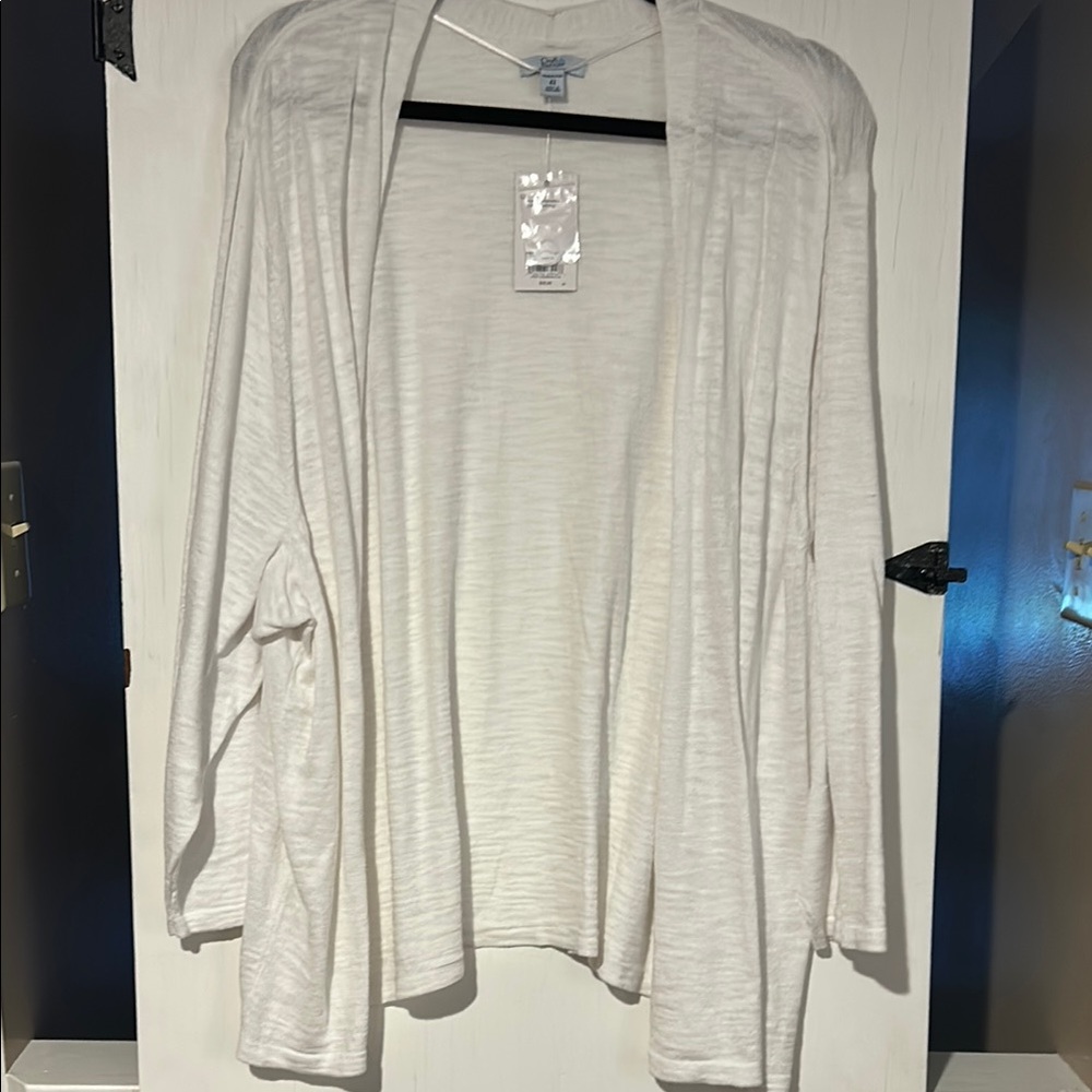 Croft & Barrow Women's Cardigan - Light Gray